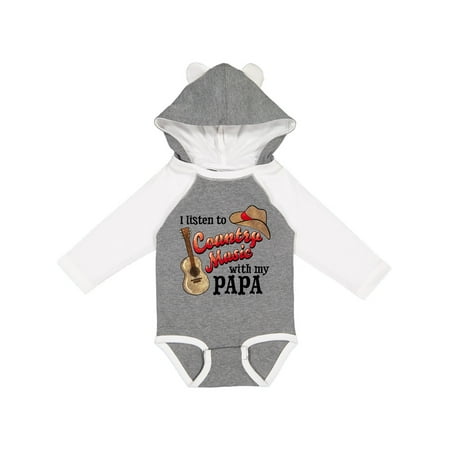 Inktastic I Listen to Country Music with my Papa with Guitar and Hat Gift Baby Boy or Baby Girl Long Sleeve Bodysuit
Inktastic I Listen to Country Music with my Papa with Guitar and Hat Gift Baby Boy or Baby Girl Long Sleeve Bodysuit