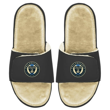 Men s ISlide Tan/Black Philadelphia Union Fur Slides
