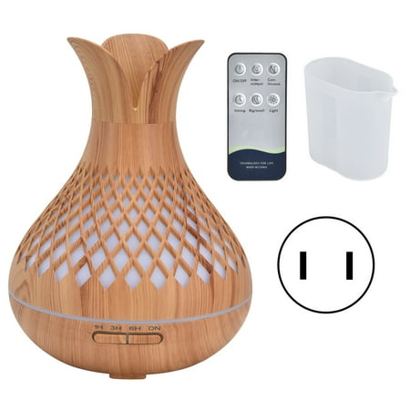 Aromatherapy Humidifier 500ml Low Noise Wood Grain Diffuser with Colorful LED Lights 100V to 240VUS Plug
Aromatherapy Humidifier 500ml Low Noise Wood Grain Diffuser with Colorful LED Lights 100V to 240VUS Plug