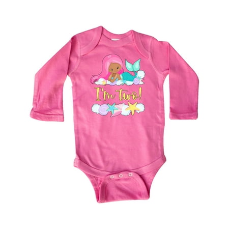 Inktastic I m 2 Mermaid with Pink Hair and Shells Gift Baby Boy or Baby Girl Long Sleeve Bodysuit
Inktastic I m 2 Mermaid with Pink Hair and Shells Gift Baby Boy or Baby Girl Long Sleeve Bodysuit
