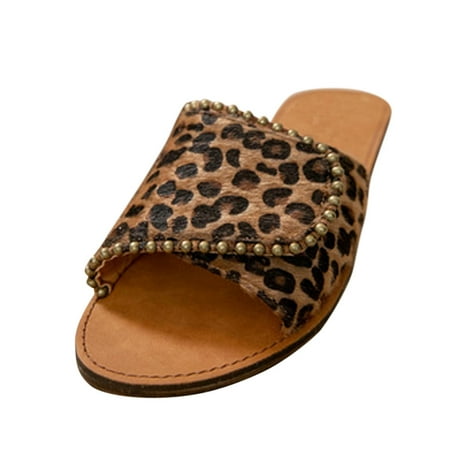Tangnade Ladies daily all-match casual shoes Women s Ladies Fashion Casual Flat Leopard Shoes Slippers Peep Toe Sandals Yellow 39
Tangnade Ladies daily all-match casual shoes Women s Ladies Fashion Casual Flat Leopard Shoes Slippers Peep Toe Sandals Yellow 39