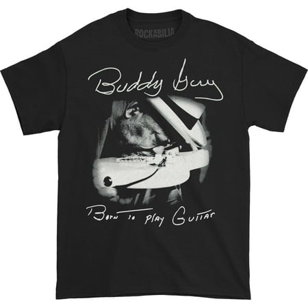 Buddy Guy Men's Born To Play Guitar 2016 (EN - L) T-shirt XX-Large Black