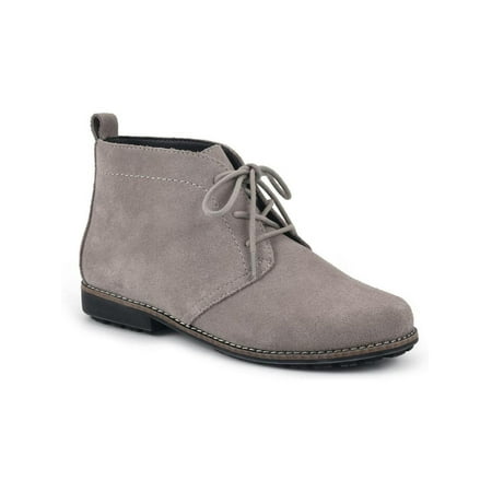 White Mountain Womens Auburn Suede Lace Up Ankle Boots