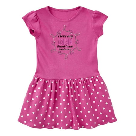 Inktastic I Love My Cousin- Breast Cancer Awareness Gift Toddler Girl Dress
Inktastic I Love My Cousin- Breast Cancer Awareness Gift Toddler Girl Dress