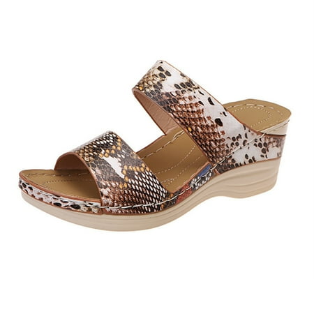 Women s Summer Slope Platform Slipper Sandals Vintage Open Toes Slide Shoes 42 Snake Pattern
Women s Summer Slope Platform Slipper Sandals Vintage Open Toes Slide Shoes 42 Snake Pattern