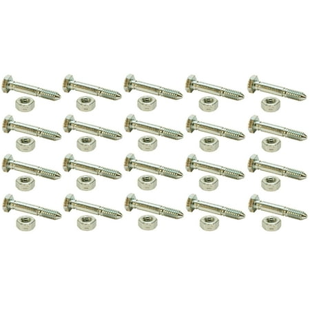 Pack of 20 Shear Pins & Bolts ( 2-1/8 X 5/16 ) Fits ARIENS ST420 / ST520 / ST524 / ST624 / ST824 / ST924 JOHN DEERE 828D / 924DE / 1128DE
Pack of 20 Shear Pins & Bolts ( 2-1/8 X 5/16 ) Fits ARIENS ST420 / ST520 / ST524 / ST624 / ST824 / ST924 JOHN DEERE 828D / 924DE / 1128DE