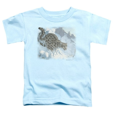 Wildlife - Snow Leopard - Toddler Short Sleeve Shirt - 3T