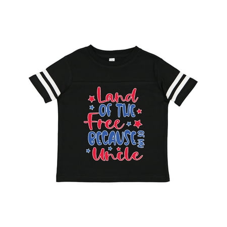 Inktastic Memorial Day Land of The Free Because Of My Uncle Boys or Girls Toddler T-Shirt
Inktastic Memorial Day Land of The Free Because Of My Uncle Boys or Girls Toddler T-Shirt