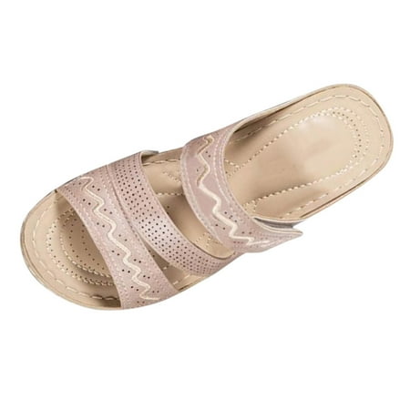 Follure Girl women s casual shoes Summer Women Fashion Clip Toe Wave Embroidery Sandals Pink 37
Follure Girl women s casual shoes Summer Women Fashion Clip Toe Wave Embroidery Sandals Pink 37