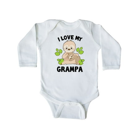 Inktastic Cute Sloth I Love My Grampa with Green Leaves Gift Baby Boy or Baby Girl Long Sleeve Bodysuit
Inktastic Cute Sloth I Love My Grampa with Green Leaves Gift Baby Boy or Baby Girl Long Sleeve Bodysuit