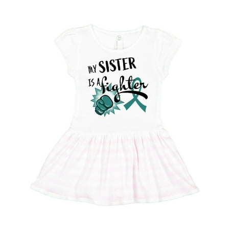 Inktastic Ovarian Cancer Awareness My Sister is a Fighter Gift Toddler Girl Dress
Inktastic Ovarian Cancer Awareness My Sister is a Fighter Gift Toddler Girl Dress