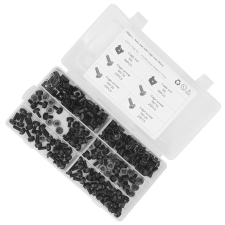 Cage Screw M6 Nuts And Screw Vehicle Accessory 200pcs Cage Nuts And Screw Kit M5 M6 Automobile Accessory Carbon Steel Black 
Cage Screw M6 Nuts And Screw Vehicle Accessory 200pcs Cage Nuts And Screw Kit M5 M6 Automobile Accessory Carbon Steel Black