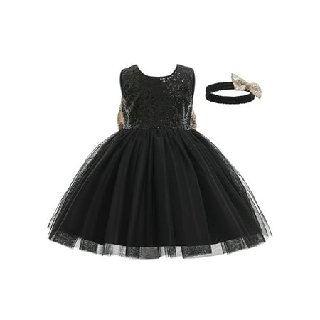 Toddler Baby Girls Princess Dress Sequin Bow Mesh Tulle Gown Dresses and Headband 2pcs Set
Toddler Baby Girls Princess Dress Sequin Bow Mesh Tulle Gown Dresses and Headband 2pcs Set