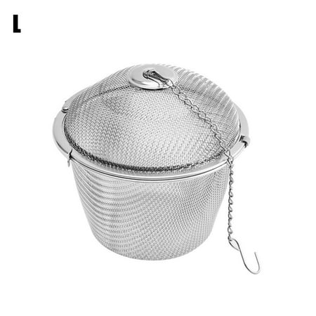 Yannee Clip Filter Diffuser Silver Tea Ball Spice Herbal Strainer Stainless Steel Mesh Infuser L
Yannee Clip Filter Diffuser Silver Tea Ball Spice Herbal Strainer Stainless Steel Mesh Infuser L