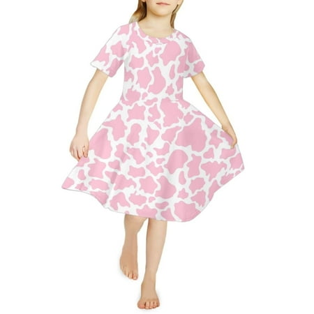 TOADDMOS Pink Cow Stripes Print Shirt Dress for Girls A-Line Swing Midi Dresses Lightweight Thin O-Neck Tunic Dress Self Cultivation Casual Outdoor One-Piece Skirts for Toddler Size 5-6 Years
TOADDMOS Pink Cow Stripes Print Shirt Dress for Girls A-Line Swing Midi Dresses Lightweight Thin O-Neck Tunic Dress Self Cultivation Casual Outdoor One-Piece Skirts for Toddler Size 5-6 Years