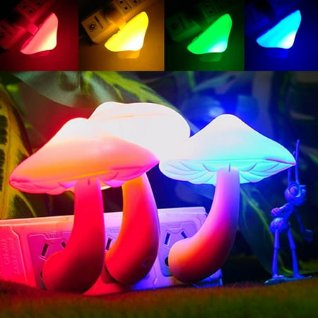 MTFun Mushroom Light with US Plug LED Mushroom Night Lamp with Dusk to Dawn Sensor Plug-in Lamp Eye-protection
MTFun Mushroom Light with US Plug LED Mushroom Night Lamp with Dusk to Dawn Sensor Plug-in Lamp Eye-protection