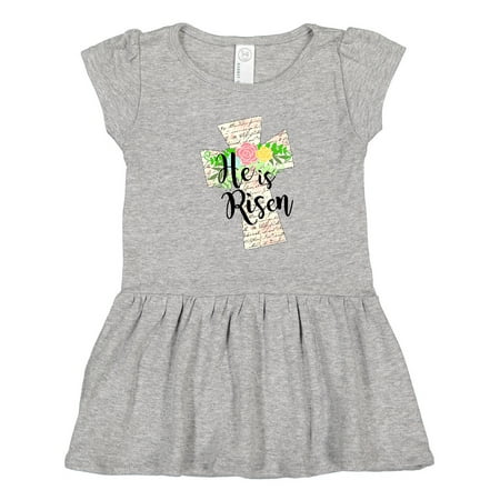 Inktastic He is Risen Cross with Script and Flowers Gift Toddler Girl Dress
Inktastic He is Risen Cross with Script and Flowers Gift Toddler Girl Dress