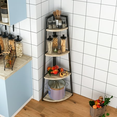 Officery Corner multilayer triangle storage rack