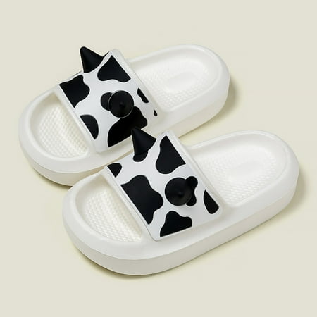 HAXMNOU Home Slippers For Children Kids Children Cow Slippers Cartoon Soft Sole In Summer Comfortable Girls Sandals Beige
HAXMNOU Home Slippers For Children Kids Children Cow Slippers Cartoon Soft Sole In Summer Comfortable Girls Sandals Beige