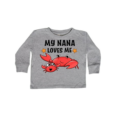 Inktastic My Nana Loves Me- cute crab family Gift Toddler Boy or Toddler Girl Long Sleeve T-Shirt
Inktastic My Nana Loves Me- cute crab family Gift Toddler Boy or Toddler Girl Long Sleeve T-Shirt