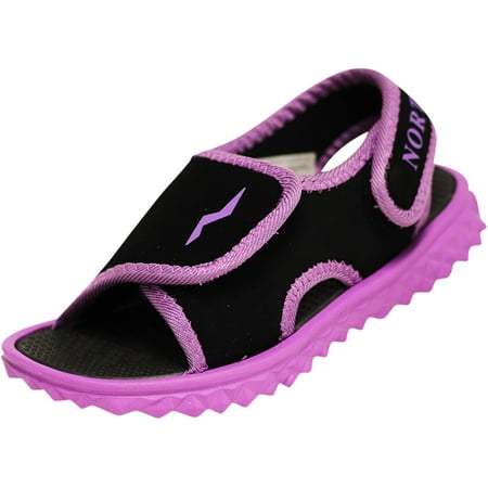 NORTY Toddler Girls Female Adjustable Ankle Strap Sport Sandals Black Purple
NORTY Toddler Girls Female Adjustable Ankle Strap Sport Sandals Black Purple