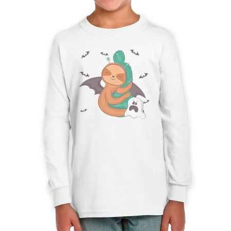 Halloween Sloth W Little Ghost Long Sleeve Toddler -Image by Shutterstock 5 Toddler
Halloween Sloth W Little Ghost Long Sleeve Toddler -Image by Shutterstock 5 Toddler