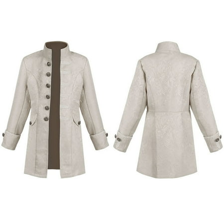 BIZIZA Jacket for Toddler Coat Button Up Solid Color Tailcoat Turndown Collar Long Sleeve Tops 7-11Y Chlid Baby White 155
BIZIZA Jacket for Toddler Coat Button Up Solid Color Tailcoat Turndown Collar Long Sleeve Tops 7-11Y Chlid Baby White 155