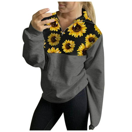 Sweatshirt Women Sunflower Print Long Blouse Pullover Sleeve Shirts Summer Tops for Women Short Sleeve Womens Tee Shirts Women Causal Shirts Womens Bulk under Scrub Women Long Sleeve Shirts
Sweatshirt Women Sunflower Print Long Blouse Pullover Sleeve Shirts Summer Tops for Women Short Sleeve Womens Tee Shirts Women Causal Shirts Womens Bulk under Scrub Women Long Sleeve Shirts