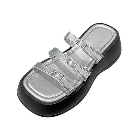 Women Platform Slide Sandals Beach Shoes Casual Anti Slip 6cm Thick Sole Open Toe Platform Slippers Slip on Sandals for Pool Indoor Footwear 39
Women Platform Slide Sandals Beach Shoes Casual Anti Slip 6cm Thick Sole Open Toe Platform Slippers Slip on Sandals for Pool Indoor Footwear 39