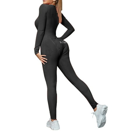 JBEELATE Women s Onesie Sleepwear V Neck Butt Button Back Flap Jumpsuit Pajamas Bodycon Bodysuit Romper
JBEELATE Women s Onesie Sleepwear V Neck Butt Button Back Flap Jumpsuit Pajamas Bodycon Bodysuit Romper