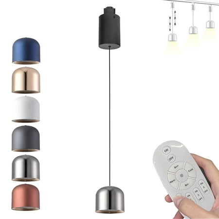 FSLiving 12W Adjustable Height Track Pendnat Light H-Type Track Light Pendants with Modern Shade Indoor Island Light Dimmable TX Control Smart Light Track Mount for Living Room Black Pearl - 1 Light
FSLiving 12W Adjustable Height Track Pendnat Light H-Type Track Light Pendants with Modern Shade Indoor Island Light Dimmable TX Control Smart Light Track Mount for Living Room Black Pearl - 1 Light