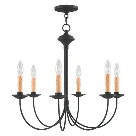 Livex Lighting - Heritage - 6 Light Chandelier in Farmhouse Style - 25.5 Inches
Livex Lighting - Heritage - 6 Light Chandelier in Farmhouse Style - 25.5 Inches