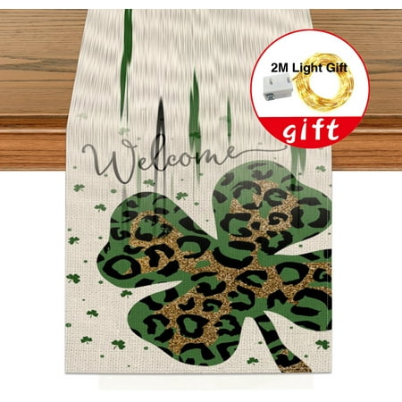 St. Patrick s Day Throws Table Runner Indoor Home Party Seasonal Kitchen Table Decorations #04
St. Patrick s Day Throws Table Runner Indoor Home Party Seasonal Kitchen Table Decorations #04