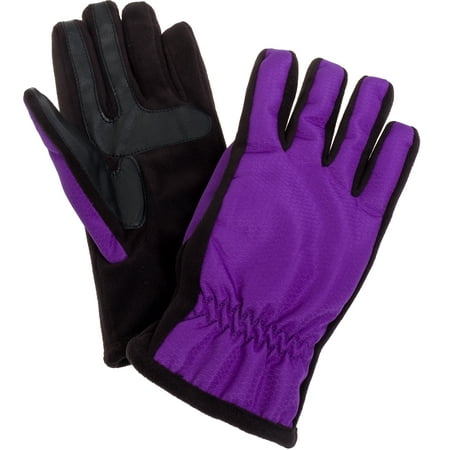 TOTES ISOTONER NEW Womens Purple Rain Smartouch Matrix Touch Screen Gloves (M/L)