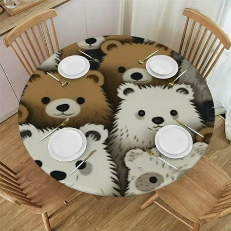 Round Table Cloths Round Outdoor Tablecloth Washable Table Cloth Round Cover Outdoor Table Cloths for Round Tables Circle Table Cover for Dining Kitchen Table Cartoon Bear
Round Table Cloths Round Outdoor Tablecloth Washable Table Cloth Round Cover Outdoor Table Cloths for Round Tables Circle Table Cover for Dining Kitchen Table Cartoon Bear