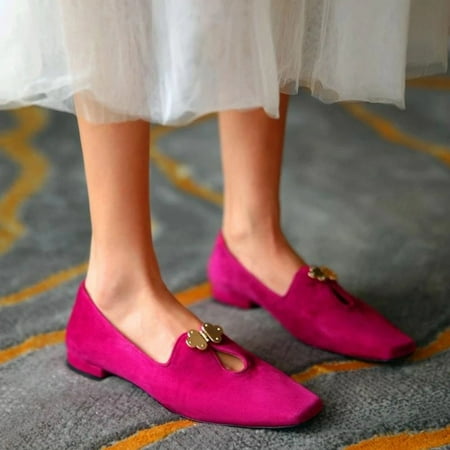 Women s Thick-heeled Solid Color Low-cut Square Headgear With Mid-mouth Single Shoes
Women s Thick-heeled Solid Color Low-cut Square Headgear With Mid-mouth Single Shoes