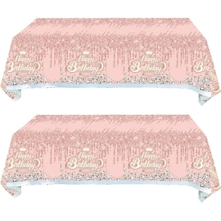 Hqyybf 2Pack Pink Rose Gold Table Cover Decorations Pink Rose Gold Party Tablecloth Glitter Diamond
Hqyybf 2Pack Pink Rose Gold Table Cover Decorations Pink Rose Gold Party Tablecloth Glitter Diamond