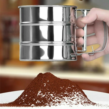 Mesh Flour Sifter Baking Icing Sieve Strainer Cup Sugar Shaker Mechanical Metal
Mesh Flour Sifter Baking Icing Sieve Strainer Cup Sugar Shaker Mechanical Metal