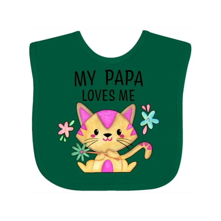 Inktastic My Papa Loves Me with Cute Kitten and Flowers Gift Baby Boy or Baby Girl Bib
Inktastic My Papa Loves Me with Cute Kitten and Flowers Gift Baby Boy or Baby Girl Bib