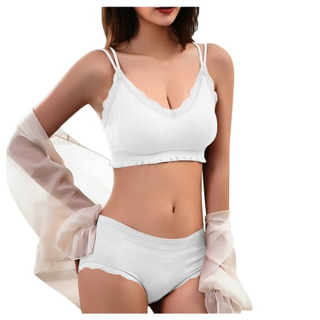 Zerlibeaful Underwear Women Plain Color Lace Bra Set Underwire Cross Back Underwear Set Solid Color Mid Waist Nylon Panties
Zerlibeaful Underwear Women Plain Color Lace Bra Set Underwire Cross Back Underwear Set Solid Color Mid Waist Nylon Panties