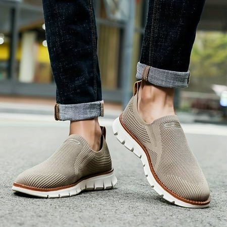 Men s Knitted Breathable Skate Shoes Fashionable Non-Slip Smart Casual Shoes Men s Footwear
Men s Knitted Breathable Skate Shoes Fashionable Non-Slip Smart Casual Shoes Men s Footwear