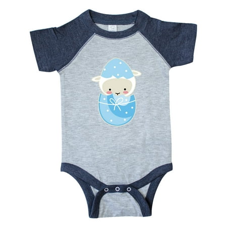 Inktastic Easter Outfits Baby Lamb Gift Baby Boy or Baby Girl Bodysuit