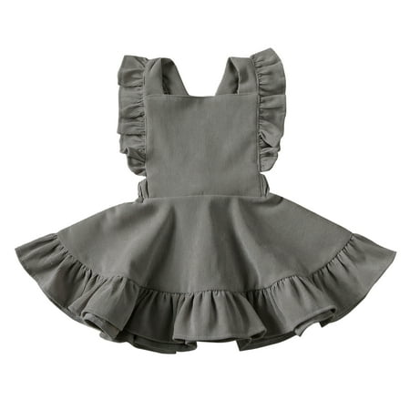 Girls Solid Color Suspender Skirt 12M 2 3 4 5Y Sleeveless Square Collar Large Hem High Waist Dress with Ruffles
Girls Solid Color Suspender Skirt 12M 2 3 4 5Y Sleeveless Square Collar Large Hem High Waist Dress with Ruffles
