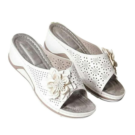 Suede Leather Soft Footbed Orthopedic Arch-Support Sandals For Women Flower Hollow Design Summer Beach Shoes
Suede Leather Soft Footbed Orthopedic Arch-Support Sandals For Women Flower Hollow Design Summer Beach Shoes