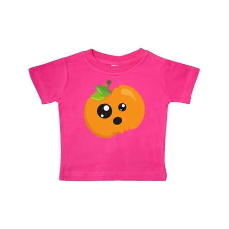 Inktastic Surprised Pumpkin Orange Pumpkin Halloween Gift Baby Boy or Baby Girl T-Shirt
