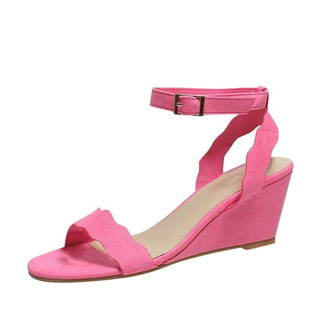 High-heeled Shoes Fishmouth Wedges High-heeled Shoes Women s Shoes Sandals