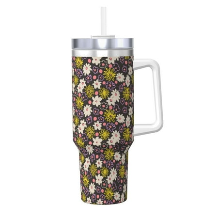 Goofa Flowers Daisy Print 40oz Ice Bully With Handle And Straw Stainless Steel Vacuum Insulated Cup And 2 In 1 Straw Lid
Goofa Flowers Daisy Print 40oz Ice Bully With Handle And Straw Stainless Steel Vacuum Insulated Cup And 2 In 1 Straw Lid