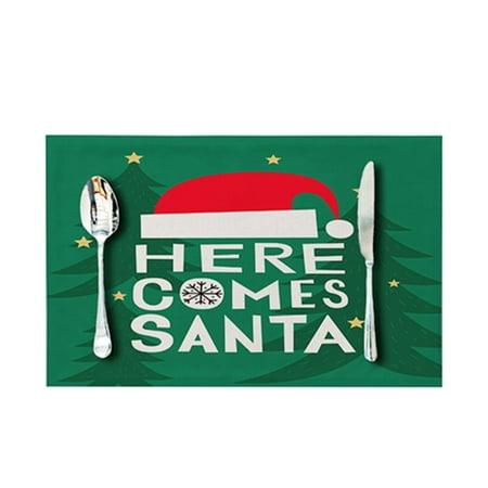 Merry Christmas Heat Resistant Placemat Dish Plate Mat Cushion Party Decoration 
Merry Christmas Heat Resistant Placemat Dish Plate Mat Cushion Party Decoration