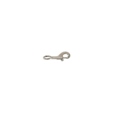 T7615202 Bolt Snap Rigid Round Eye Zinc/Nickel 5/8-In. - Quantity 10