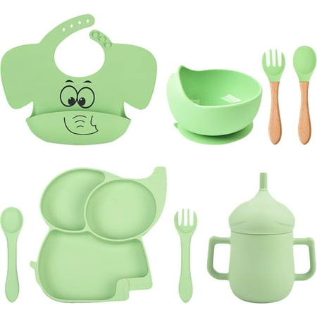 1 Set Baby Utensils Baby Suction Plate Silicone Dish Fork Spoon Toddler Tableware
1 Set Baby Utensils Baby Suction Plate Silicone Dish Fork Spoon Toddler Tableware